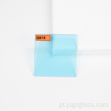 Escolha o tipo de absorção Vidro óptico azul QB18